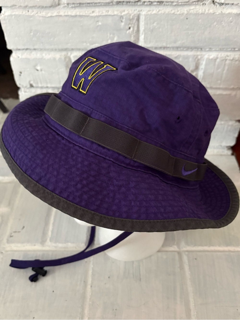 Williams College Nike Bucket Boonie Hat Adjustable Purple Best Fits Adult S/M